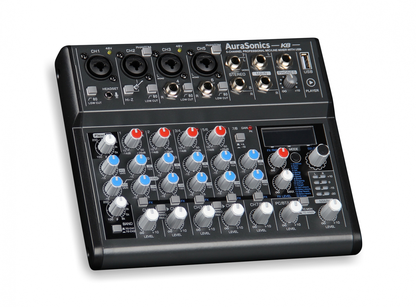 AuraSonics K8 компактный микшерный пульт в Балахне