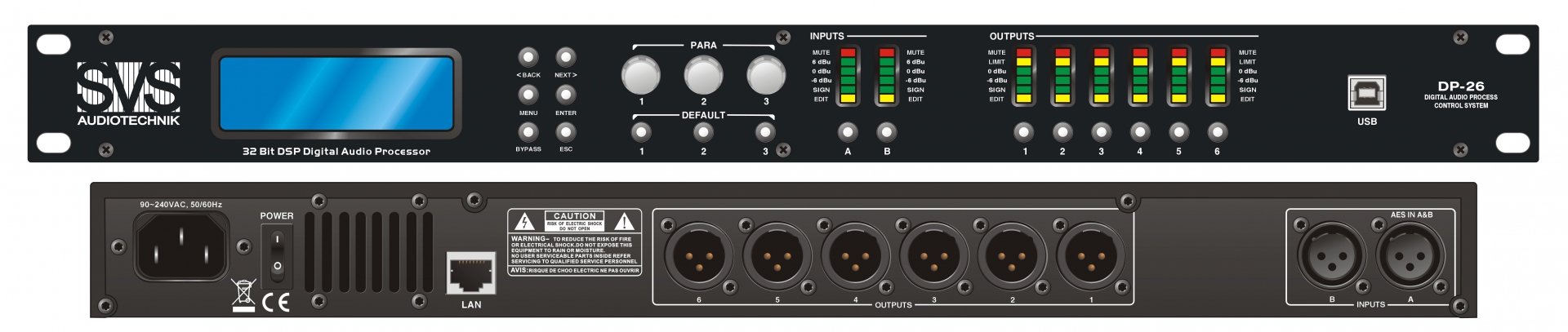 SVS Audiotechnik DP-26 Цифровой процессор: 2 входа 6 выходов в Балахне