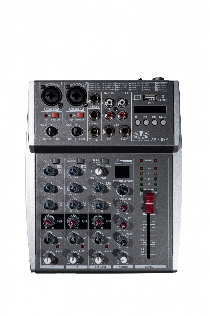 SVS Audiotechnik mixers AM-4 DSP Аналоговый микшерный пульт, 4-канала в Балахне
