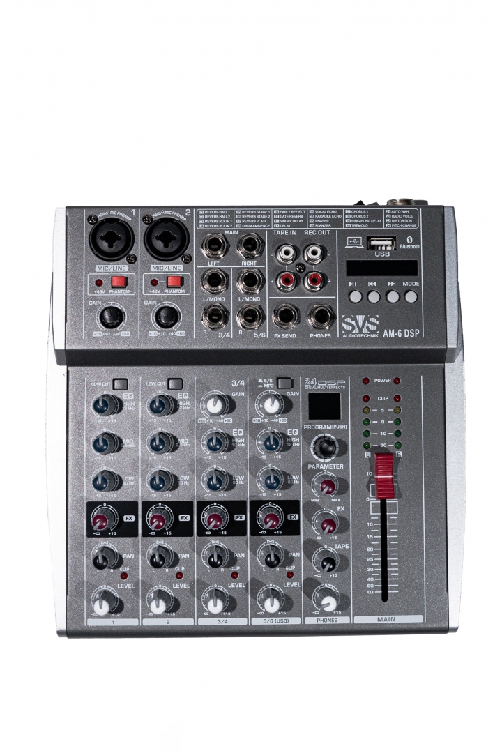 SVS Audiotechnik mixers AM-6 DSP Микшерный пульт аналоговый, 6-канальный SVS Audiotechnik mixers в Балахне