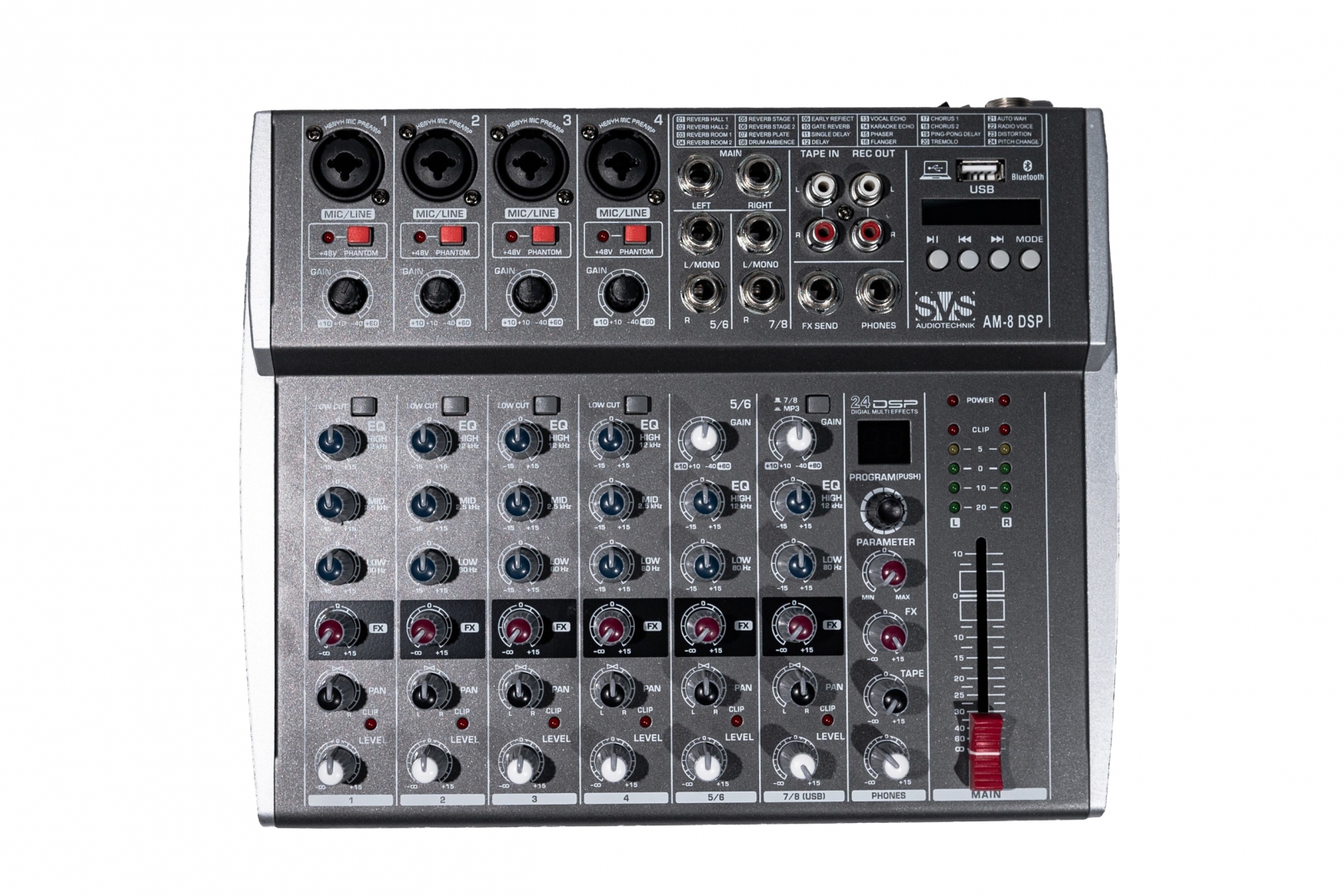 SVS Audiotechnik mixers AM-8 DSP Микшерный пульт аналоговый, 8-канальный в Балахне
